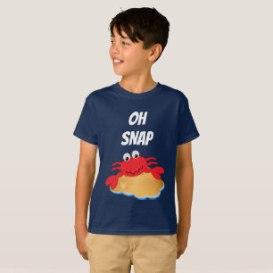 Camiseta Oh, Shirt do Snap Kids'Haners TAGLESS®