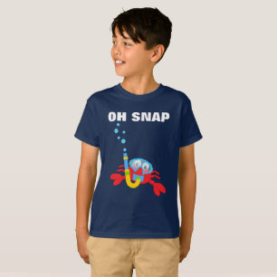 Camiseta Oh, Shirt do Snap Kids'Haners TAGLESS®