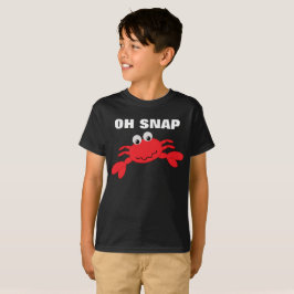 Camiseta Oh, Shirt do Snap Kids'Haners TAGLESS®