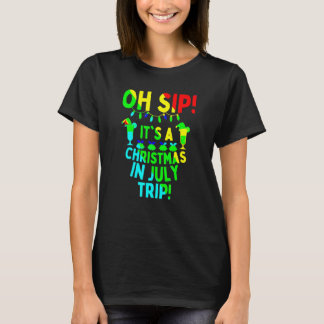 Camiseta Oh Sip É Natal Em Julho, Festa De Férias