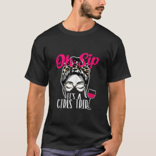Camiseta Oh Sip É Uma Viagem De Meninas Las Vegas Para Mulh