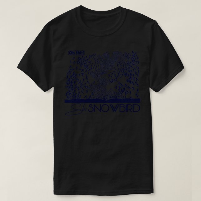 Camiseta Oh Ski Snowbird (Frente do Design)