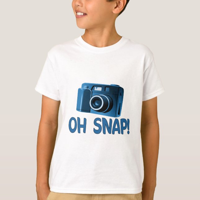 Camiseta Oh Snap Camera (Frente)