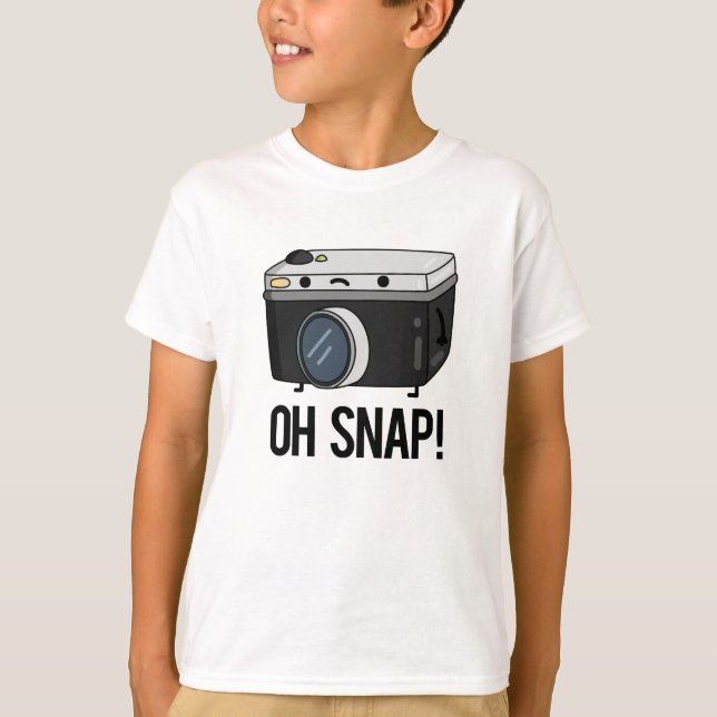 Camiseta Oh, Snap Funny Camera Pun (Frente)