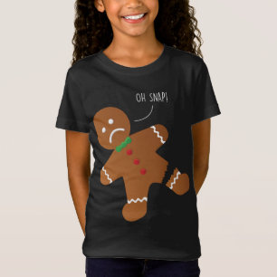 Camiseta Oh Snap Gingercake Cookie Engraçado Xmas
