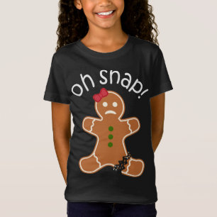Camiseta Oh, Snap! Gingercake Cookie Roupa Natal