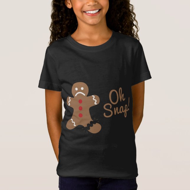 Camiseta Oh Snap Gingercake Man (Frente)
