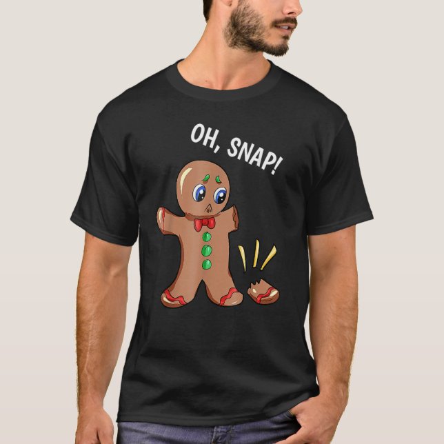 Camiseta Oh Snap Gingercake Man (Frente)