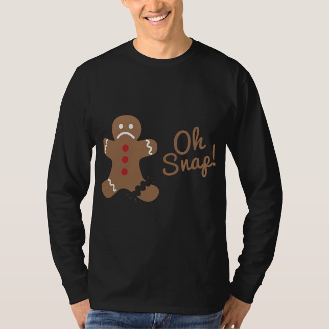 Camiseta Oh Snap Gingercake Man (Frente)