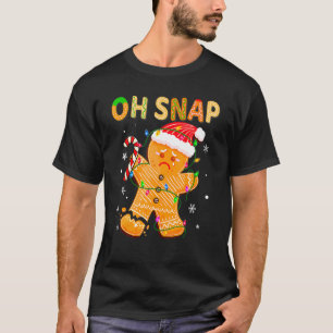 Camiseta Oh Snap Gingercake Man Christmas Cookume B