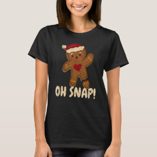 Camiseta Oh Snap Gingercake Man Cookie Broken