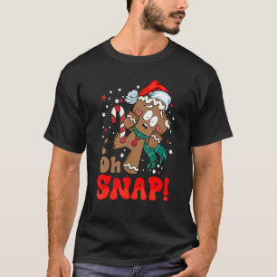 Camiseta Oh, Snap Gingercake Man Retro Christmas Family Mat