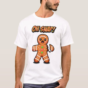 Camiseta Oh, Snap! Homem de Gengibre