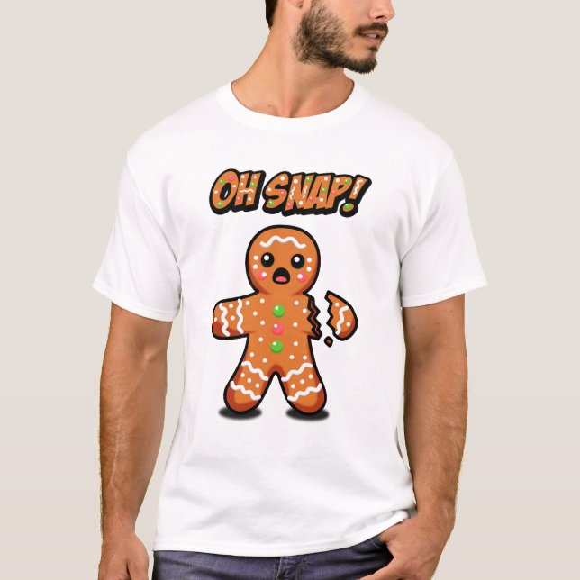 Camiseta Oh, Snap! Homem de Gengibre (Frente)
