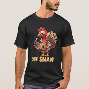 Camiseta Oh Snap Peru Osso do Desejo Divertido Peru Dia de