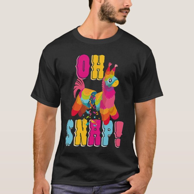 Camiseta Oh Snap Pinata Cinco de Mayo (Frente)