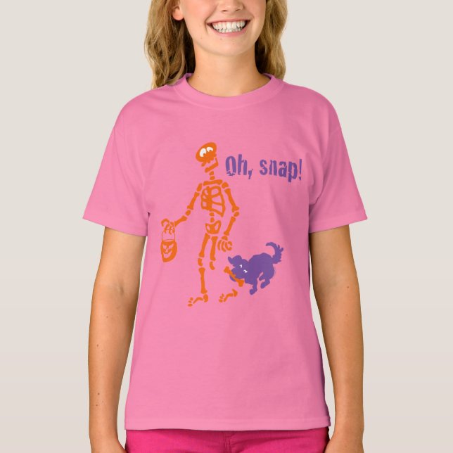 Camiseta Oh, Snap Skeleton (Frente)