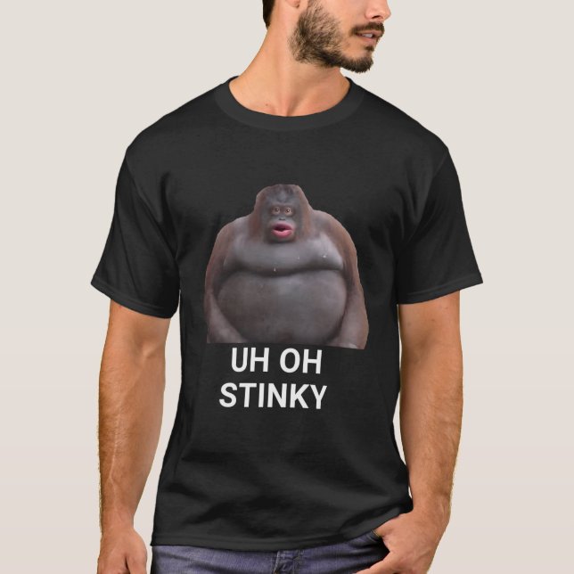 Camiseta Oh Stinky Poop Dank Memes Le Monke (Frente)