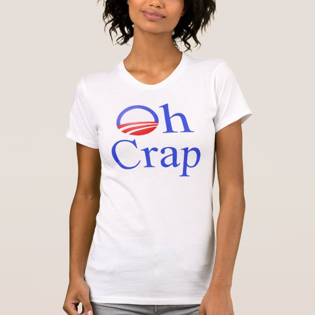 Camiseta Oh T de Anti-Obama do excremento (Frente)