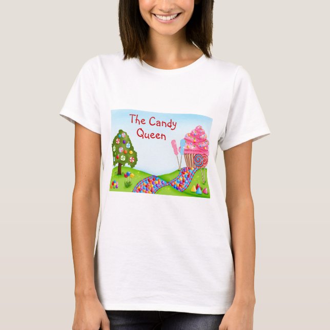 Camiseta Oh terra e cupcakes doces dos doces (Frente)