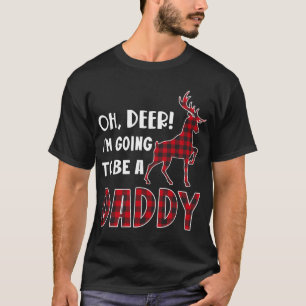Camiseta Oh Veado Eu vou ser uma Xadrez de rena Pai Chr