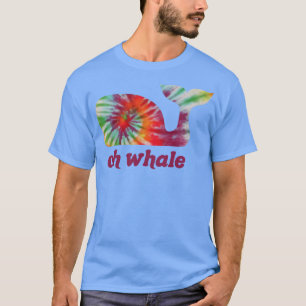 Camiseta Oh Whale Tie Dye Orca Lover Engraçado