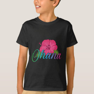 Camiseta Ohana Aloha Hawaii Da Ilha - Sinta O Fluxo