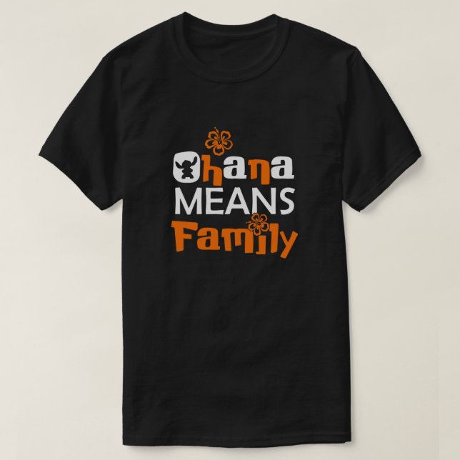 Camiseta Ohana significa família .png (Frente do Design)