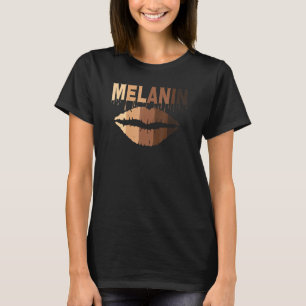 Camiseta Oheneba Melanin Para Mulheres Negras Afro Rainha