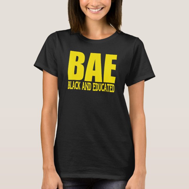 Camiseta Oheneba Roupa Black E Bae Melanin Educado (Frente)