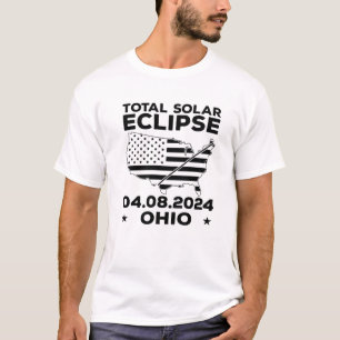 Camiseta Ohio 04/08/2024 Total Solar Eclipse Event 8 de abr