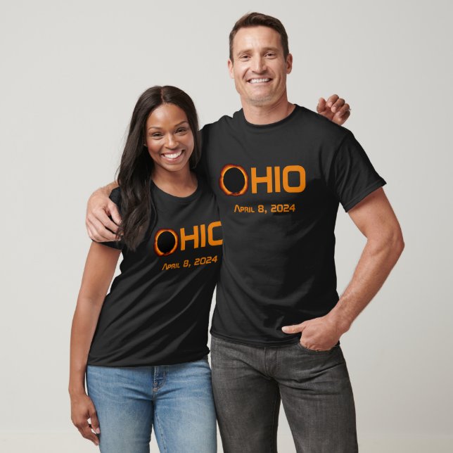 Camiseta Ohio 2024 Eclipse Solar Total (Unissex)
