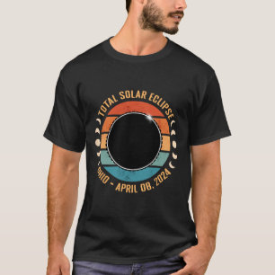 Camiseta Ohio 2024 Totalidade do Eclipse Solar Totality Pat