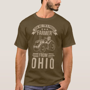 Camiseta Ohio Farmer Pride Pergunte-me que sou um fazendeir