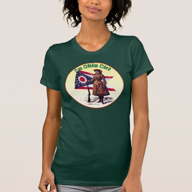 Camiseta Ohio Girl, Annie Oakley (Frente)