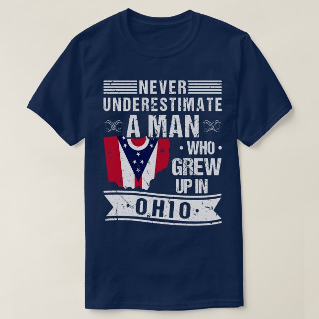 Camiseta Ohio Home Design para Men Native Ohio (Frente do Design)