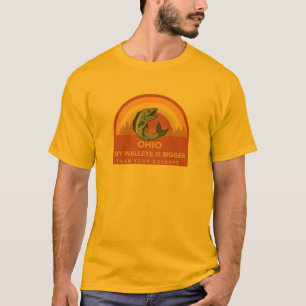 CAMISETA OHIO MEU OLHO-DE-PAREDE É MAIOR QUE O SEU BUCKEYE