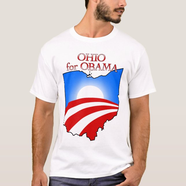Camiseta Ohio para Obama (Frente)
