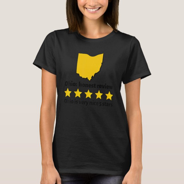 Camiseta Ohio Rating I Love Ohio Meme (Frente)