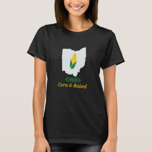 Camiseta Ohio State Corn e Raised Ohio Home Midwest