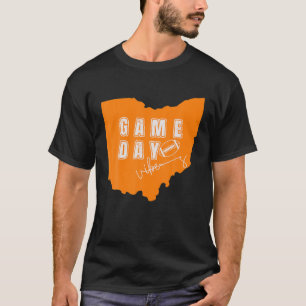 Camiseta Ohio State Game Day Vibes Retro Vintage Futebol