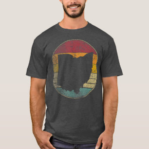 Camiseta Ohio Vintage - retrato desapontado dos anos 80 e 9