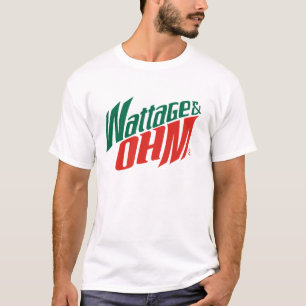 Camiseta ohms da wattagem
