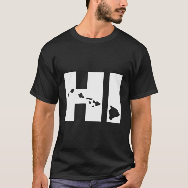 Camiseta Oi, Hawaii Map (Frente)