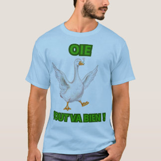 Camiseta Oie Tout Va Bien – Illustration Oie Souriante 