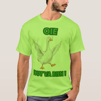Camiseta Oie Tout Va Bien – Illustration Oie Souriante 