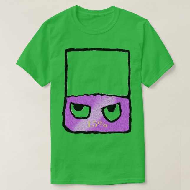Camiseta Oil paint of a annoyed energy game bar (Frente do Design)