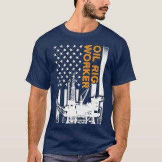 Camiseta Oil Rig Worker Training USA American Gas