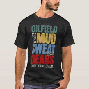 Camiseta Oilfield Worker, aflita Oilman Rig Life
