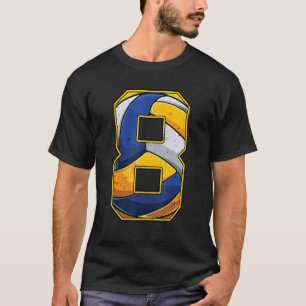Camiseta Oitava Garota de Aniversário Oitava Oitava e Oitav